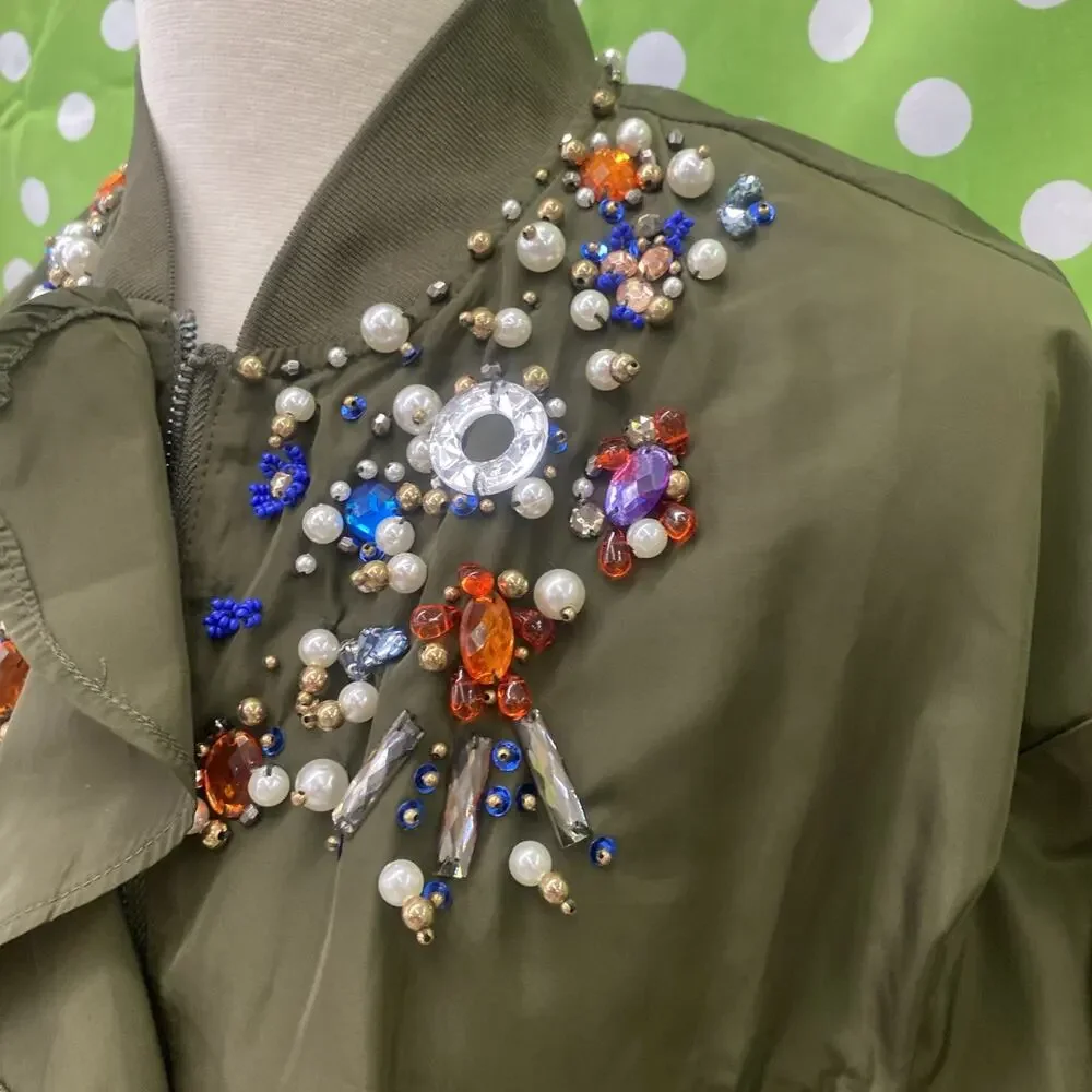 Molly Bracken NWT Jeweled Jacket Size S K18